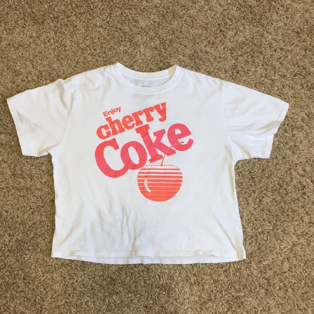 Cherry Coca-Cola crop top